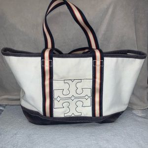 Tory Burch Canvas Large Tote Bag